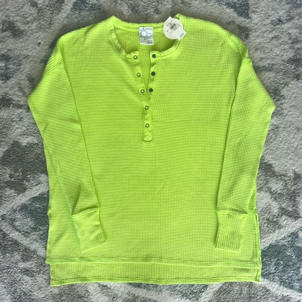 NWT Aerie waffle long sleeve